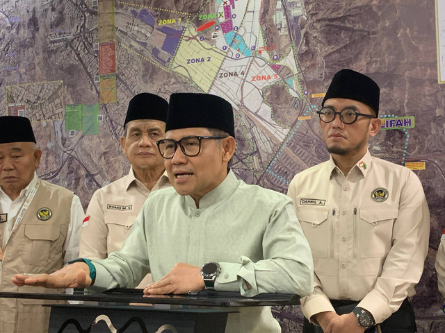 Menteri Koordinator Pemberdayaan Masyarakat Muhaimin Iskandar di Makkah. Foto: Dok. MCH 2026