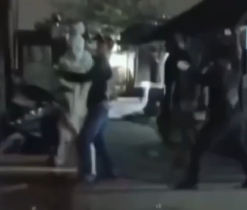 Potongan gambar video pocong yang diduga meneror warga Rajeg. Dok Istimewa