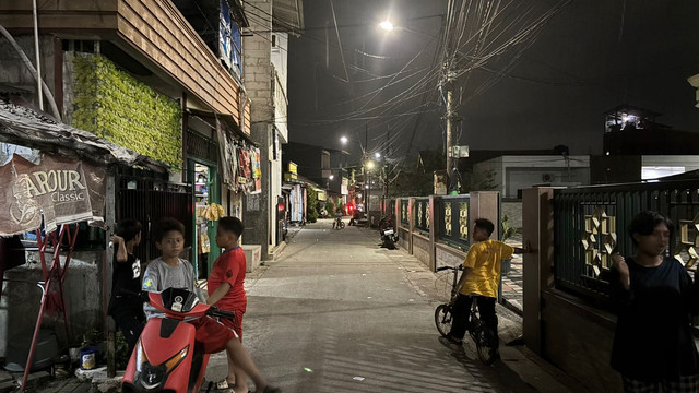 Suasana wilayah Poris Jaya, Batuceper, Tangerang yang diduga terdapat teror 'pocong', Kamis (21/5/2026). Foto: Ryan Iqbal/kumparan