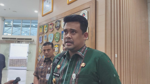 Gubernur Sumatera Utara, Bobby Nasution saat ditemui di kantornya, Kamis (21/5/2026). Foto: Amar Marpaung/kumparan
