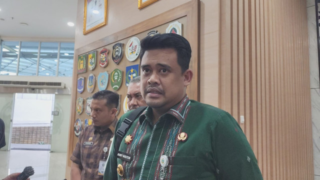 Gubernur Sumatera Utara, Bobby Nasution saat ditemui di kantornya, Kamis (21/5/2026). Foto: Amar Marpaung/kumparan