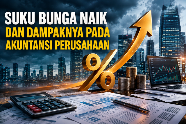 Ilustrasi Kenaikkan Suku Bunga. (ChtGPT),2026.