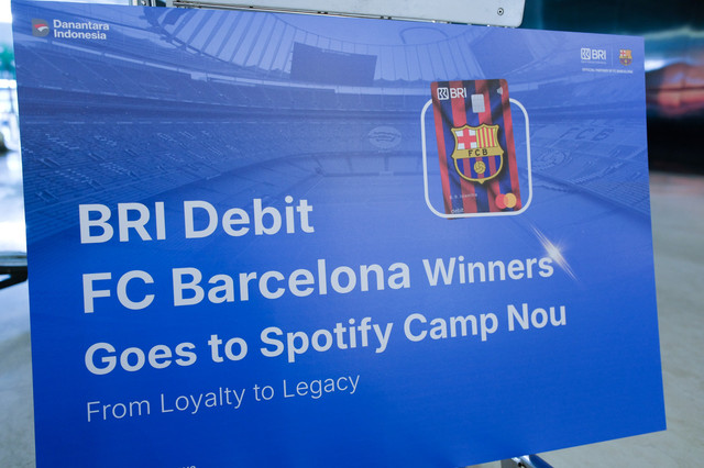 Siap terbang ke Camp Nou bersama BRI. Foto: Dok. BRI