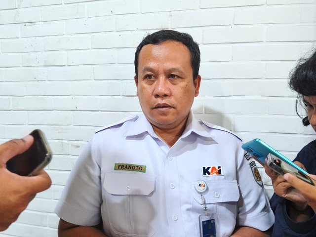 Franoto Wibowo, Manajer Humas PT Kereta Api Indonesia (Persero) Daerah Operasi (Daop) 1 Jakarta. Foto: Aditya Nugraha/kumparan