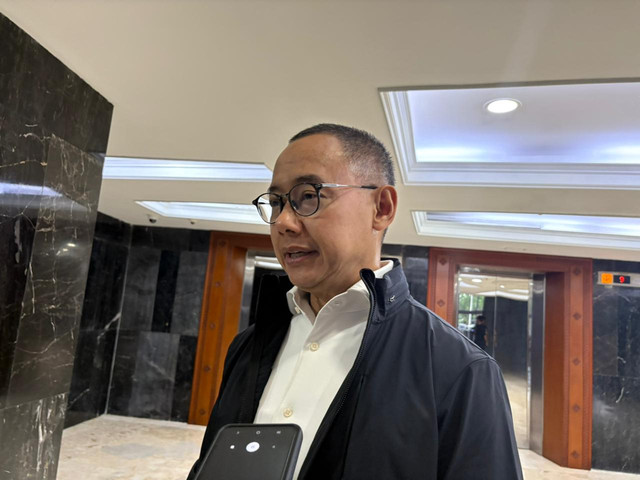 Wakil Ketua MPR Eddy Soeparno di Kompleks Parlemen, Senayan, Jakarta, Jumat (22/5/2026). Foto: Nasywa Athifah/kumparan