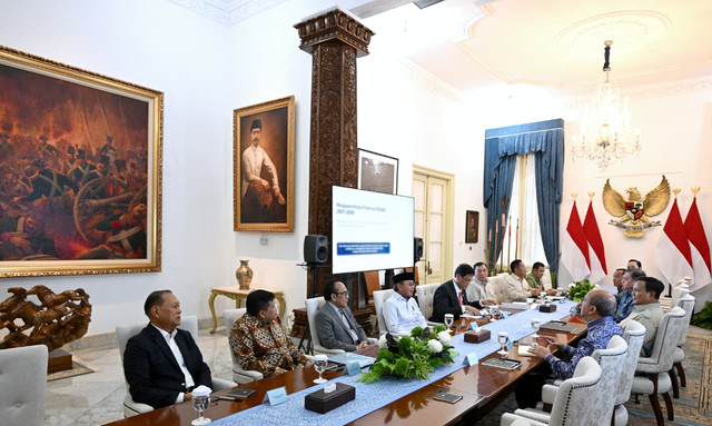 Presiden Prabowo Subianto menerima sejumlah tokoh ekonomi nasional di Kompleks Istana Kepresidenan, Jakarta, pada Jumat, (22/5/2026). Foto: Muchlis Jr/Biro Pers Sekretariat Presiden