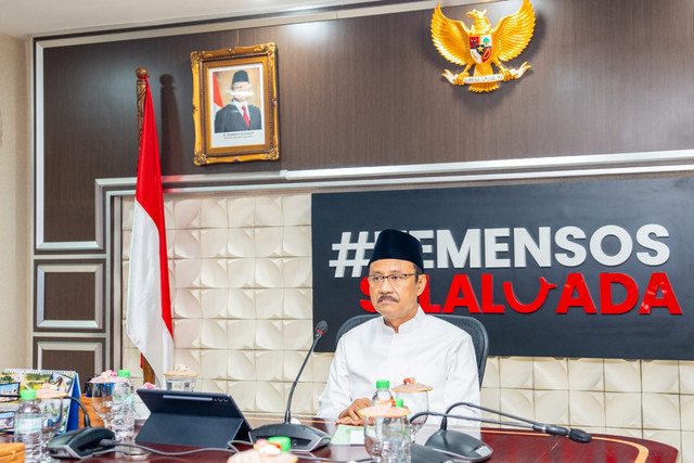 Mensos Gus Ipul sebut Inpres DTSEN jadi acuan tunggal agar penyaluran bantuan sosial pemerintah tepat sasaran, Jumat (22/5/2026). Foto: Dok. Kemensos