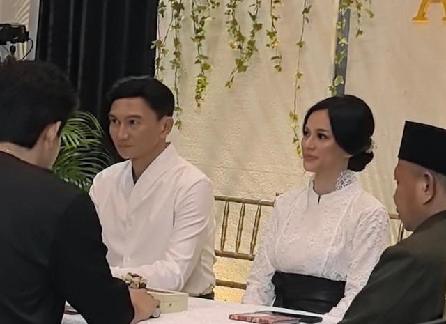 Pernikahan Anji dan Desy digelar private kediaman Anji di kawasan Cibubur, Jawa Barat.
Foto: Dok. Istimewa