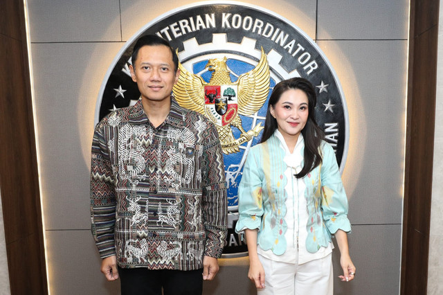 Menko Infrastruktur dan Pembangunan Kewilayahan AHY menerima Gubernur Maluku Utara Sherly Tjoanda beserta jajaran, Jumat (22/5/2026). Foto: Dok. Menko Bidang Infrastruktur dan Pembangunan Kewilayahan