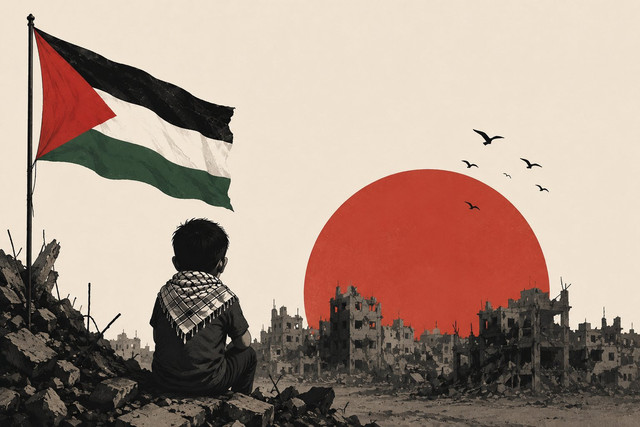 Ilustrasi Palestina (Sumber: Dokumen Pribadi)
