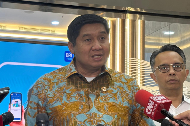 Menteri PKP Maruarar Sirait dan Direktur Utama BRI Hery Gunardi di Kantor BRI, Jakarta pada Senin (25/5/2026). Foto: Argya Maheswara/kumparan
