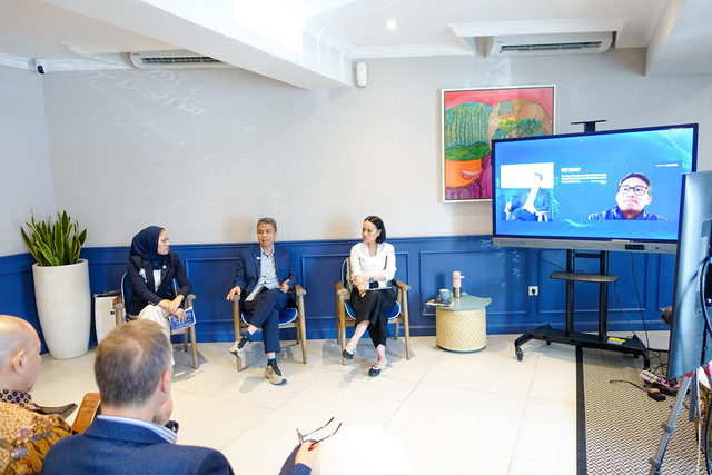 Diskusi yang digelar oleh MIT Kuo Sharper for Prosperity and Entrepreneurship dengan tajuk The New Calculus for Climate Economy: Unleashing Indonesia's Potential to Lead Carbon Removal di Jakarta. Foto: MIT Kuo Sharper Center