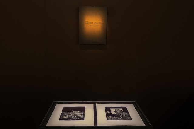 Pameran Tunggal Goenawan Mohamad "Teks, Gambar, Kitab" di Galeri Salihara (Dok. Komunitas Salihara/Witjak Widhi Cahya)
