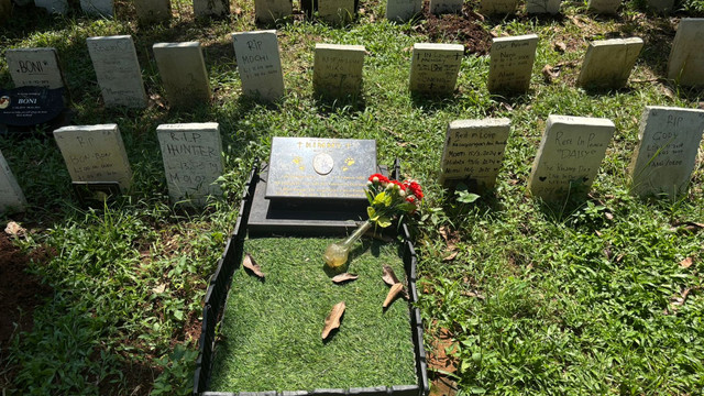 Potret pemakaman hewan Taman Makam di Pondok Pengayom Satwa, Ragunan, Jakarta Selatan pada Kamis (28/5/2026). Foto: Ryan Iqbal/kumparan