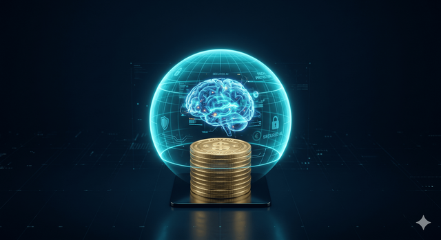Ilustrasi kecerdasan buatan (AI) sebagai potensi basis pajak baru untuk menjaga kedaulatan fiskal negara di era ekonomi digital. Foto: Gemini AI
