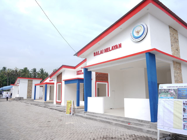 Ilustrasi Kampung Nelayan Merah Putih. Foto: Dok. KKP