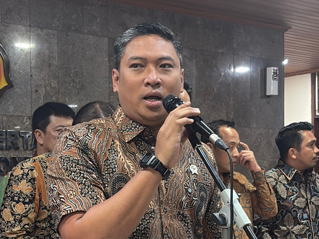 Wakil Menteri Pertanian (Wamentan) Sudaryono di Kantor Kementan, Jakarta Selatan, Kamis (29/5). Foto: Widya Islamiati/kumparan