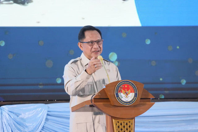 Beri kuliah umum, Mendagri Tito Karnavian nilai fisik dan loyalitas lulusan IPDN paling diminati kepala daerah, Jumat (29/5/2026). Foto: Kemendagri RI