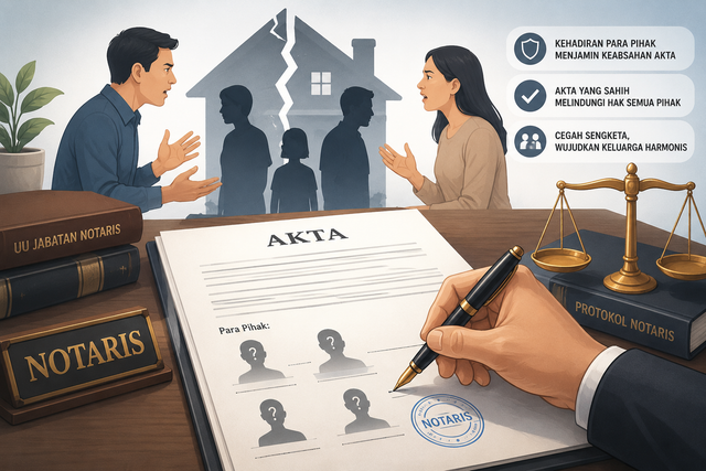 Ilustrasi Sengketa Waris, Gambar Dibuat Oleh GPT