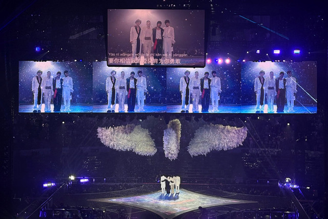 F FOREVER konser Jakarta yang diadakan di Indonesia Arena, Senayan, Jakarta Pusat pada Jumat (29/5/2026). Foto: Salsha Okta Fairuz/kumparan