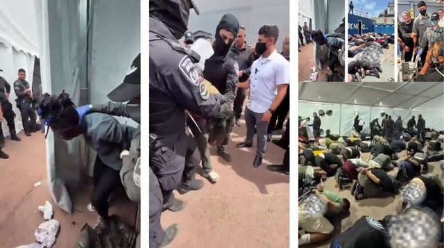 Kolase kekerasan tentara Israel kepada para relawan kemanusiaan Global Sumud Flotilla 2.0 (Sumber : DT Peduli)