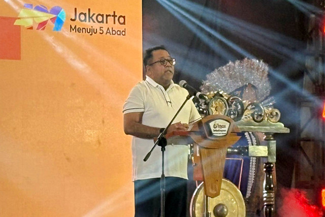 Wakil Gubernur DKI Jakarta, Rano Karno saat menghadiri Indonesia World Dance Festival di Pos Bloc, Jakarta Pusat, Sabtu (30/5/2026). Foto: Ryan Iqbal/kumparan