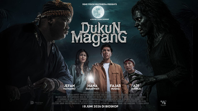 Poster film Dukun Magang. Foto: Dok. Istimewa
