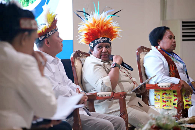 Wamendagri Ribka Haluk dorong program Makan Bergizi Gratis jadi pemacu sektor pertanian dan usaha lokal di Papua, Sabtu (30/5/2026). Foto: Dok. Kemendagri