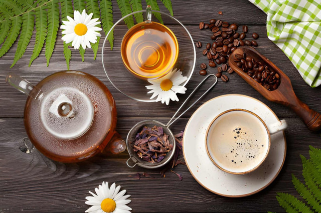 Ilustrasi Teh dan Kopi, Sumber: IStockphoto/Karya:karandaev