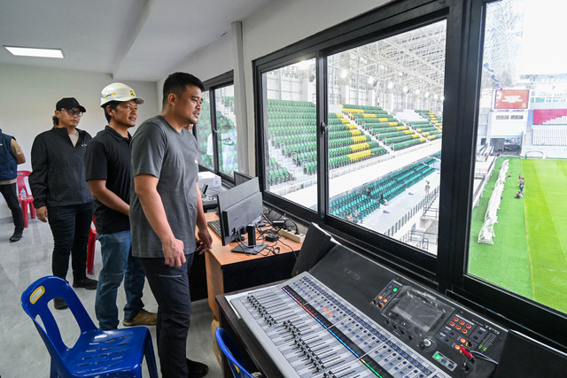 Gubernur Sumatera Utara, Bobby Nasution, meninjau Stadion Teladan Medan pada 30 Mei 2026. Foto: Diskominfo Provsu/Imam Syahputra