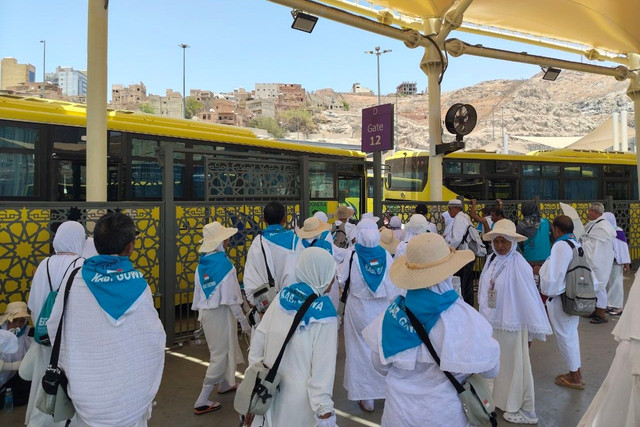 Terminal Bus Shalawat Syib Amir dekat Masjidil Haram. Foto: MCH 2026