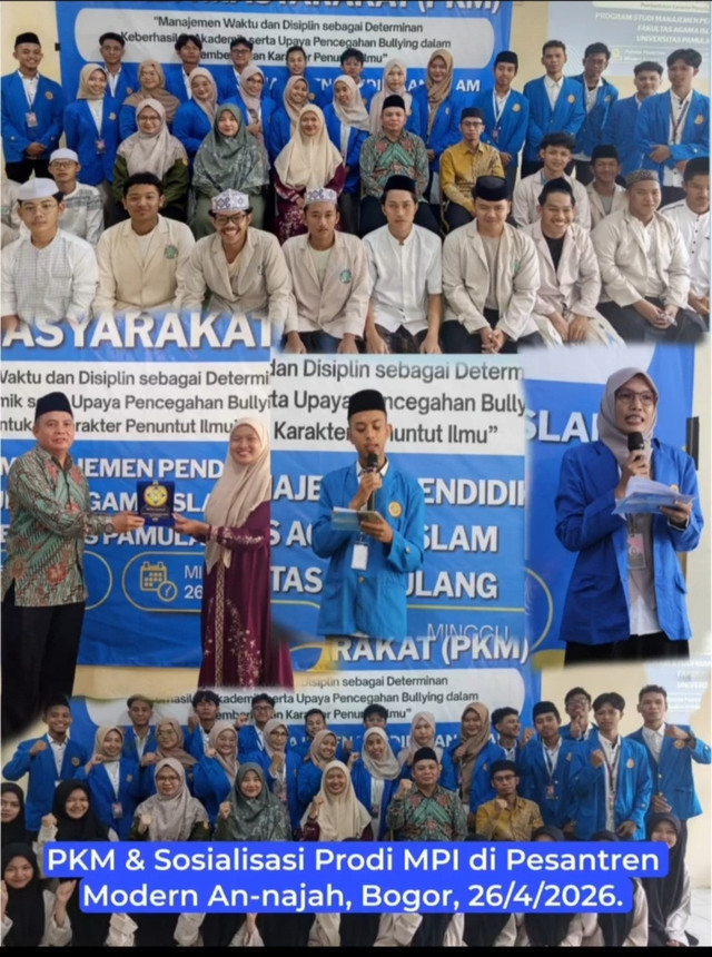 kegiatan PKM di lingkup ponpes Annajah bogor.