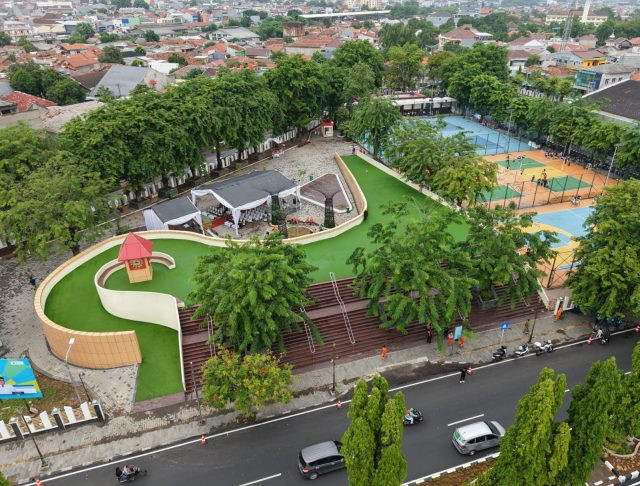 Kemandirian Fiskal Daerah untuk membangun fasilitas publik menjadi ruang publik modern. (Foto : tvberita.co.id)