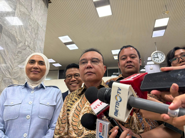 Wakil Ketua DPR Sufmi Dasco Ahmad di Kompleks Parlemen, Senayan, Jakarta, Selasa (2/6/2026). Foto: Nasywa Athifah/kumparan