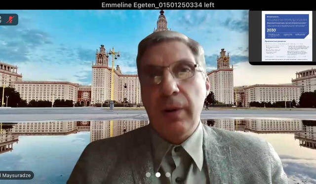 Dr. Archil Maysuradze, akademisi dari Faculty of Computational Mathematics & Cybernetics Lomonosov Moscow State University (MSU) Rusia dalam acara Exclusive Guest Lecture bertajuk ‘The Present and Future of AI with Specifics in Russia and the BRICS Countries’ pada 24 April 2026. Acara ini digelar oleh Faculty of Artificial Intelligence and Data Science Universitas Pelita Harapan (FAIDAS UPH).