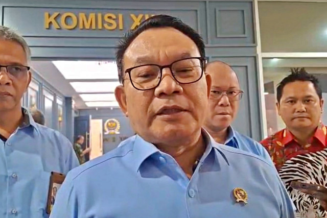 Kepala Kantor Staf Kepresidenan Dudung Abdurachman di Kompleks Parlemen, Senayan, Jakarta, Rabu (3/6/2026). Foto: Nasywa Athifah/kumparan