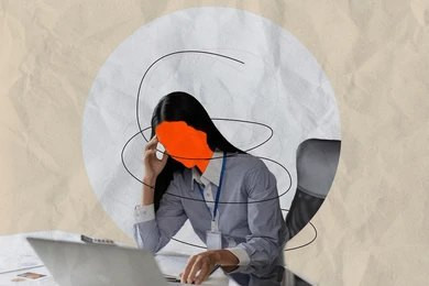 Ilustrasi  manusia yang lelah dengan kehidupan kesehariannya. Sumber : shutterstock.com
