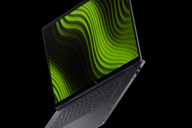 Laptop HP yang ditenagai platform Nvidia RTX Spark. Foto: Dok. HP