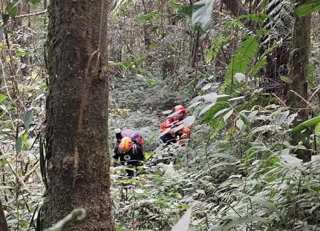 Pendaki yang terjatuh di jurang Gunung Semeru.  Foto: Dok. Balai Besar TNBTS
