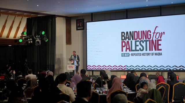 Kolaborasi DT Peduli, Wakaf Salman, Rumah Zakat dan Al-Khair Foundation dalam peringatan 78 tahun Tragedi Nakba (Sumber: DT Peduli)