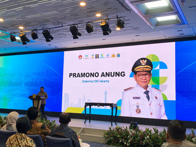 Agenda Penandatanganan Surat Keputusan Bersama Program Percontohan Penyelenggaraan Pelayanan Terpadu Bagi Perempuan dan Anak, Balai Kota DKI Jakarta, Kamis (4/6/2026). Foto: Aditya Nugraha/kumparan