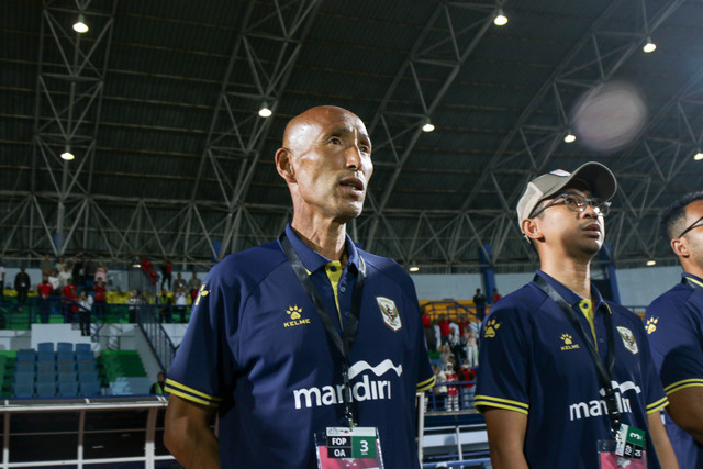 Pelatih Timnas Wanita Indonesia Satoru Mochizuki. Foto: Syawal Febrian Darisman/kumparan