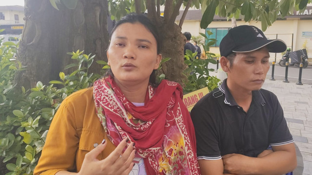 Mulana Kartina Nainggolan (31), ibu hamil yang perutnya ditendang oleh preman dan suaminya di Medan. Foto: Amar Marpaung/kumparan