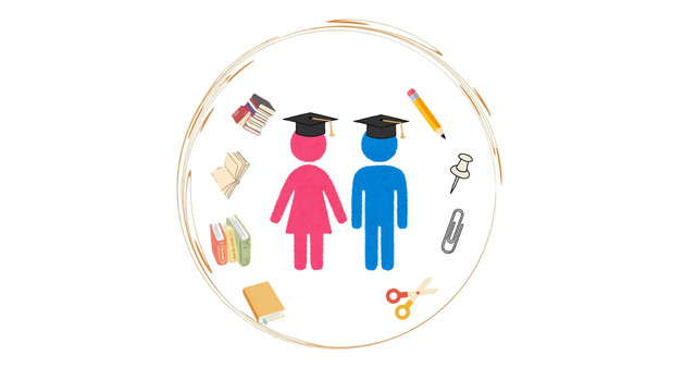 Gambar 1. Ilustrasi Kesetaraan Gender dalam Pendidikan (Sumber : Canva.com (Dokumentasi Pribadi))