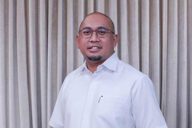 Andre Rosiade saat berkunjung ke kantor kumparan di Jakarta, Kamis (4/6/2026). Foto: Syawal Febrian Darisman/kumparan