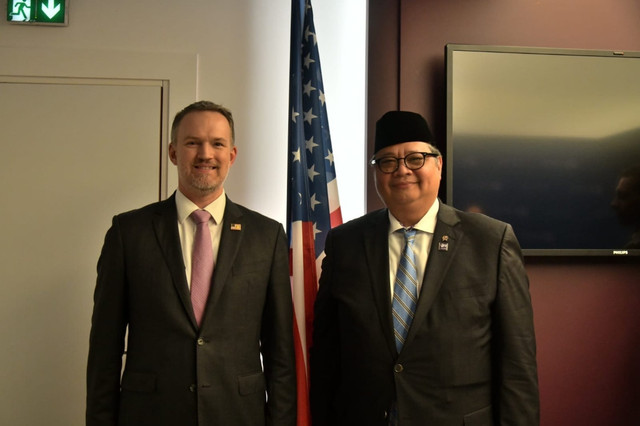 Pertemuan Menko Airlangga – USTR: Indonesia Peroleh Fasilitas Pengecualian Tarif Section 301, Berkat Komitmen Penegakan Ketenagakerjaan. Foto: Kemenko Perekonomian. 