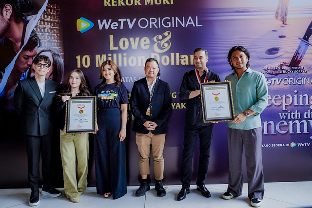 WeTV Original Love & 10 Million Dollars raih rekor MURI. Foto: Istimewa