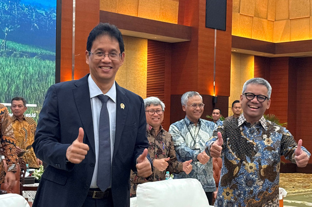 Menteri Keuangan Purbaya Yudhi Sadewa dan Wakil Menteri Keuangan Suahasil Nazara dalam Konferensi Pers APBN Kita, Jumat (5/6/2026). Foto: Ave Airiza Gunanto/kumparan