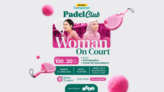 Woman on Court. Foto: kumparan