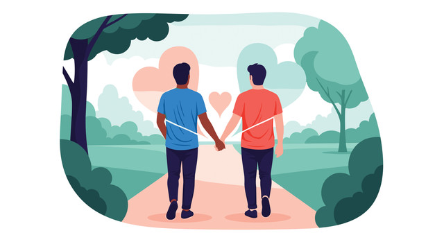 Ilustrasi gay. Foto: Biz Flare/Shutterstock
